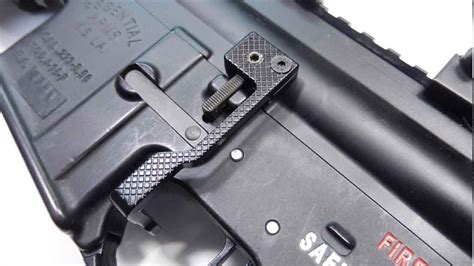 ar-15 ambidextrous bolt release lever.